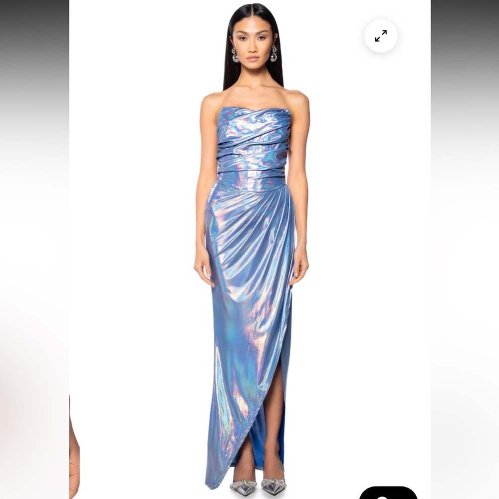 Metallic Maxi Dress